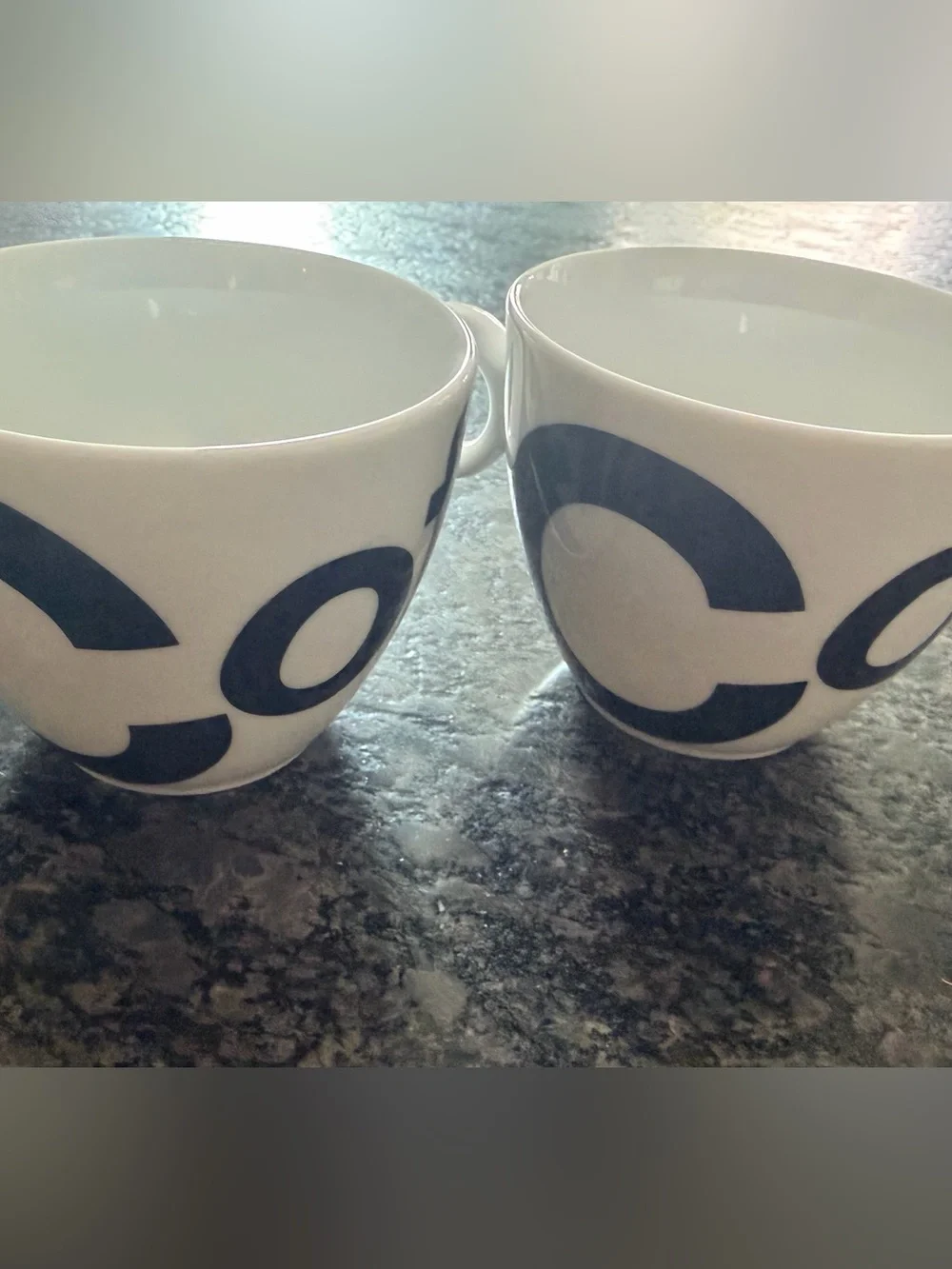 Crate&Barrel Jittery Espresso Mug set NWOT